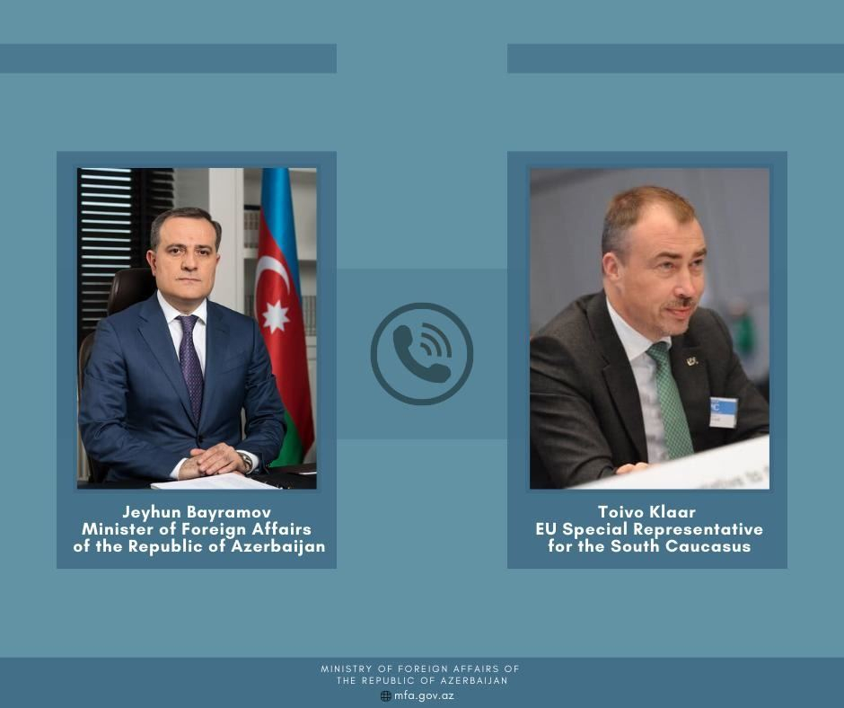 Ceyhun Bayramov ilə Toivo Klaar arasında telefon danışığı olub