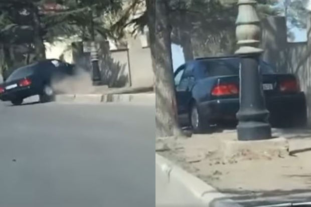 Avtoxuliqanın səbəb olduğu qəzanın görüntüləri yayıldı ANBAAN VİDEO