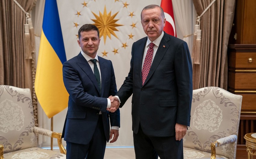 Ərdoğanla Zelenski Rusiya və Ukrayna arasındakı danışıqlar prosesini müzakirə etdilər