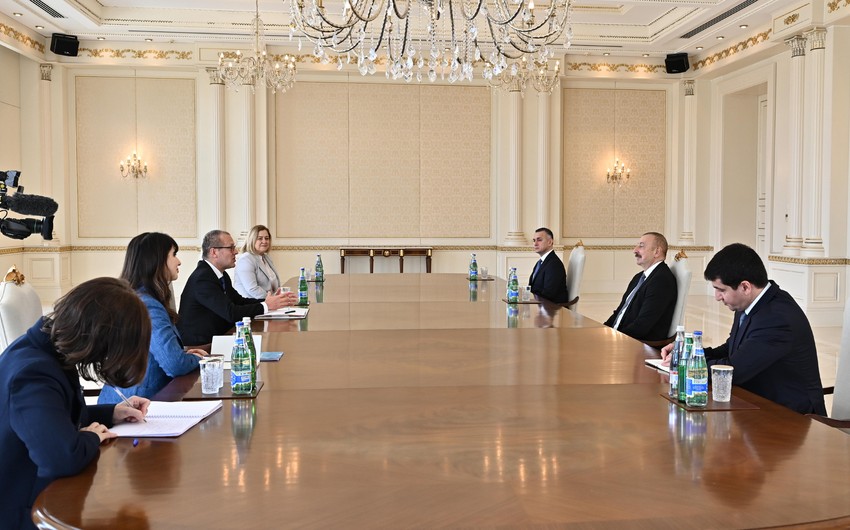 Prezident ÜST-nin Avropa üzrə regional direktorunu qəbul etdi