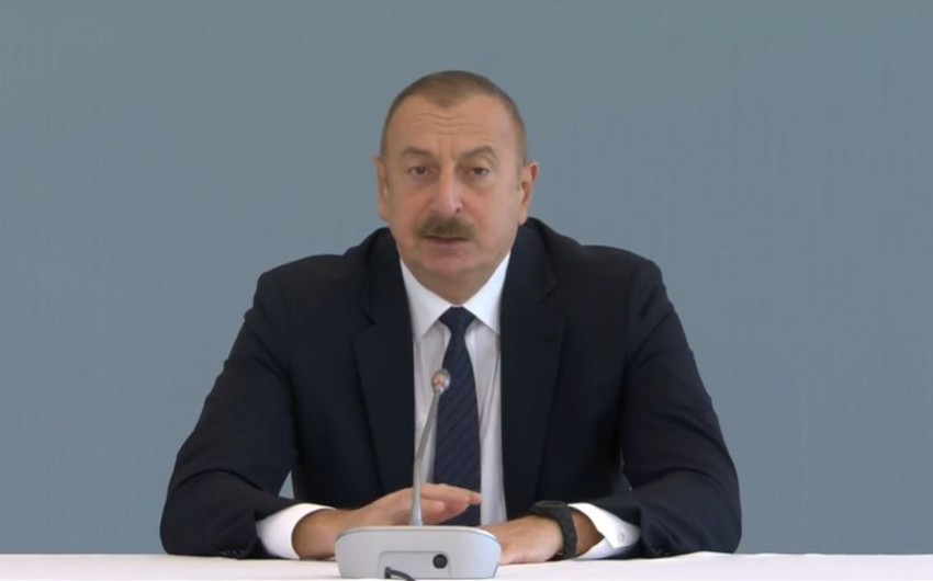 Prezident: "Konfrans iştirakçılarının gördükləri Ermənistanın törətdiyi barbarlığın illüstrasiyasıdır"