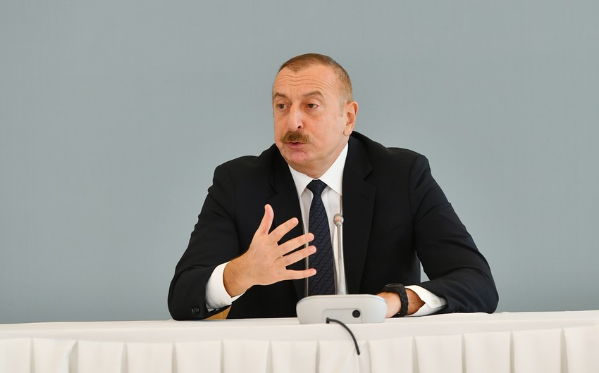 İlham Əliyev: 'Ermənistan təcrid olunmuş ada kimi yaşamağa davam edə bilməz