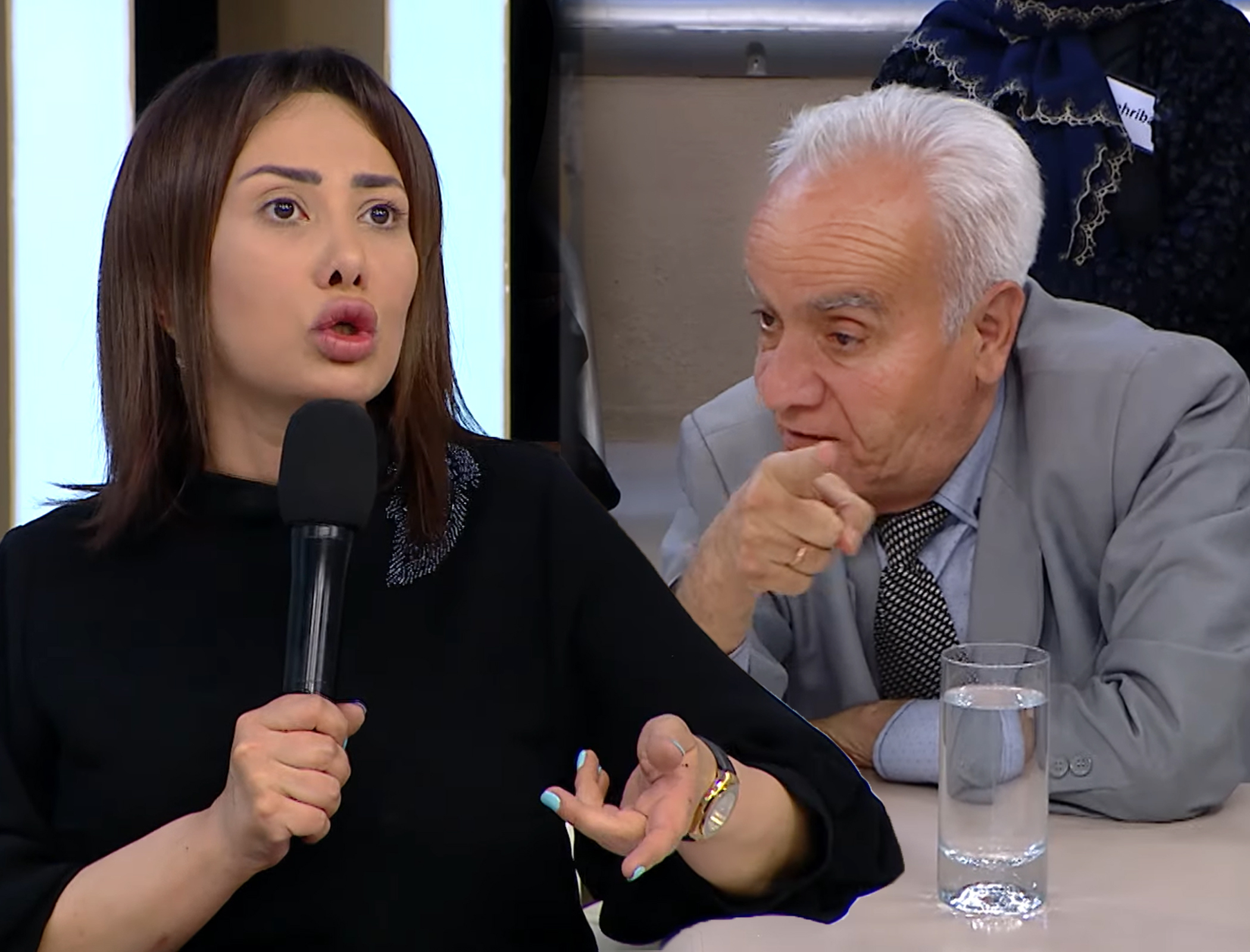 Əməkdar artistlə prodüser arasında mübahisə: 'Get, kişin gəlsin!' - VİDEO