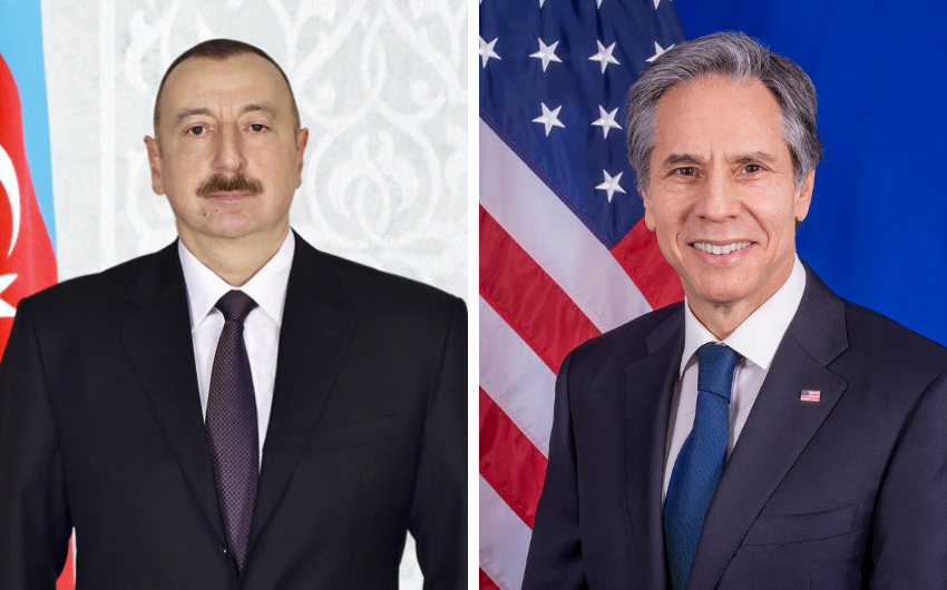 ABŞ dövlət katibi Prezident İlham Əliyevə zəng etdi