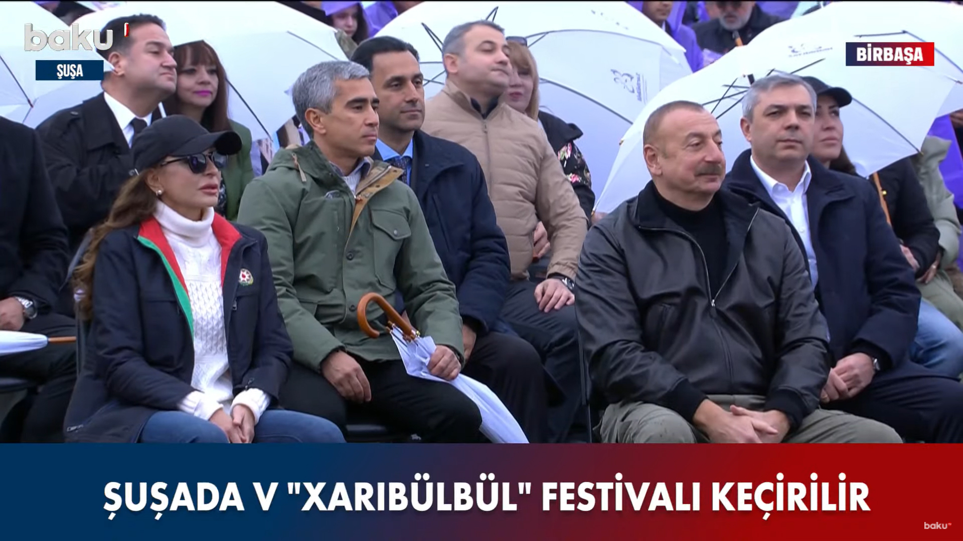 İlham Əliyev və Mehriban Əliyeva Şuşada “Xarıbülbül” Festivalında - CANLI YAYIM