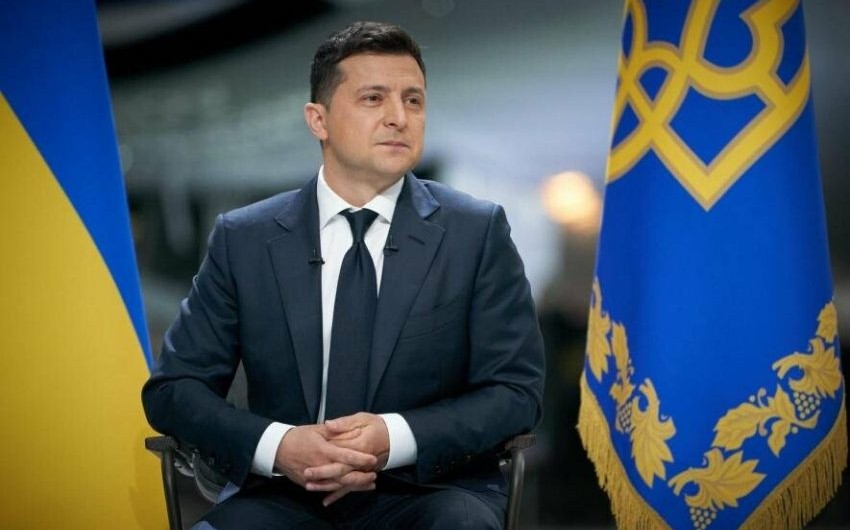 Zelenski Tallin Gerbi ilə təltif edildi