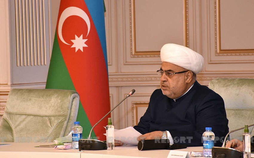 Allahşükür Paşazadə: "Təhlükə dindən deyil, dinin siyasi məqsədlərlə sui-istifadəsindən irəli gəlir"
