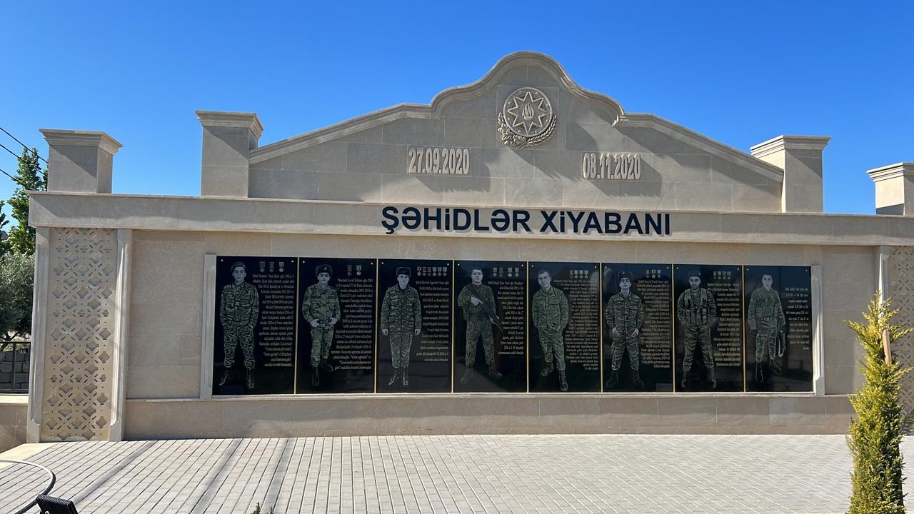 Binəqədi rayonunda “Memorial kompleks” yenidən qurulub - FOTOLAR