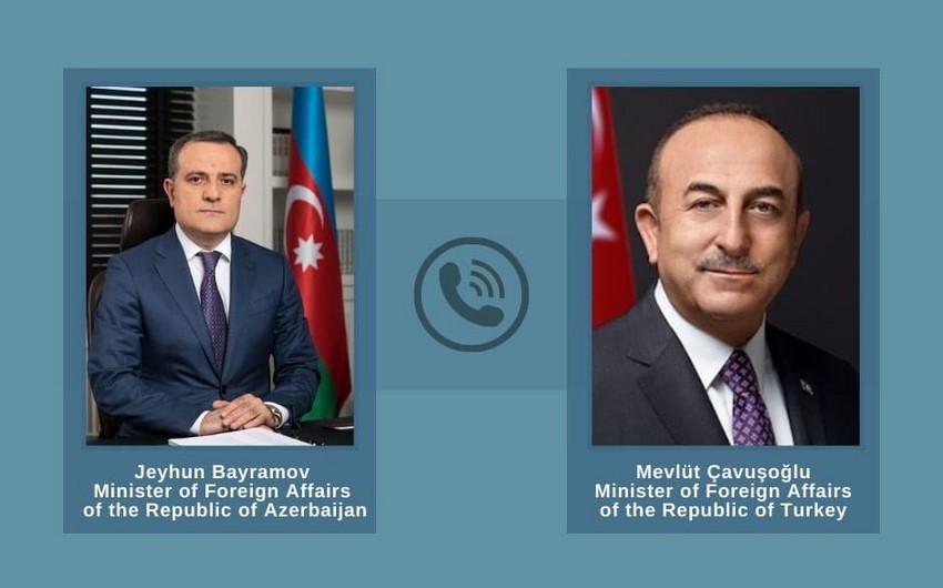 Azərbaycan və Türkiyə XİN başçıları telefonla danışdı