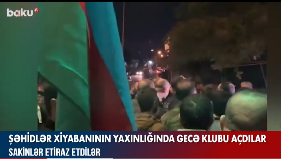 Şəhidlər Xiyabanının yaxınlığında gecə klubu açdılar - VİDEO