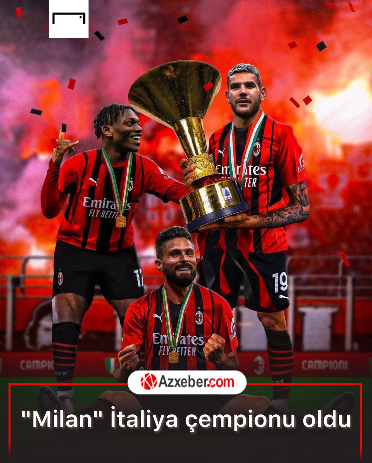 "Milan" 11 il sonra İtaliya çempionu oldu