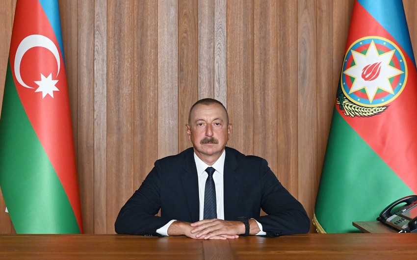 Kim Çen In Azərbaycan Prezidentini təbrik etdi
