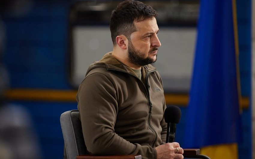 Zelenski Rusiya ilə danışıqlara qayıtmağın şərtini açıqladı