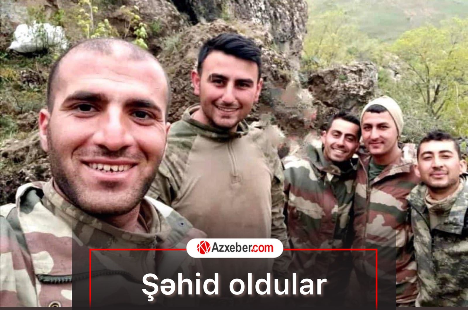 Bir şəkildə 5 şəhid: Türkiyəni yasa boğan FOTO