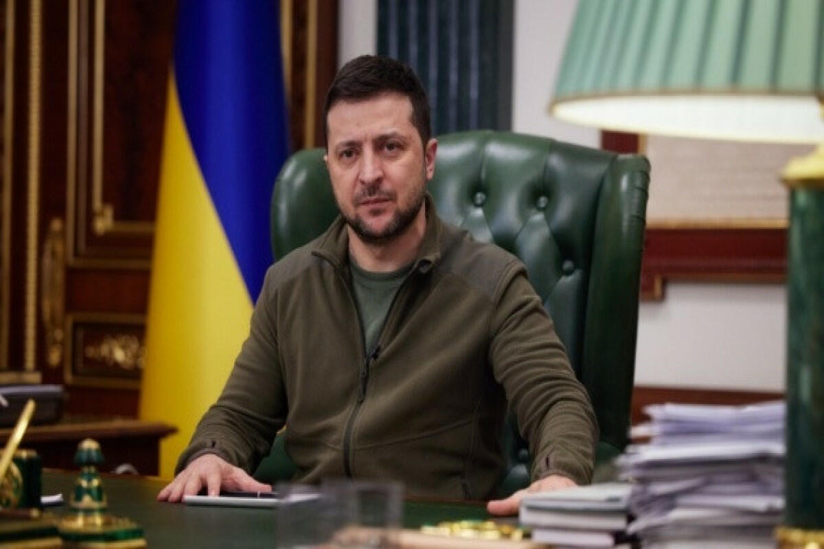 Zelenski: "Rusiya Ukrayna ərazisinin 20 faizini işğal edib"