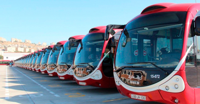 Bakıda 20 marşrut xəttinin hərəkət sxemi dəyişir