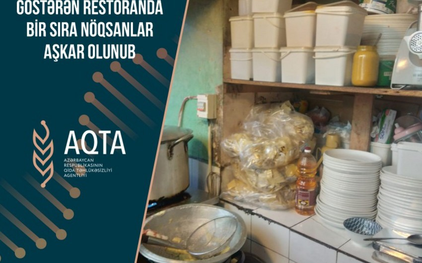 “Xəngəland” restoranında nöqsanlar aşkarlandı - FOTO