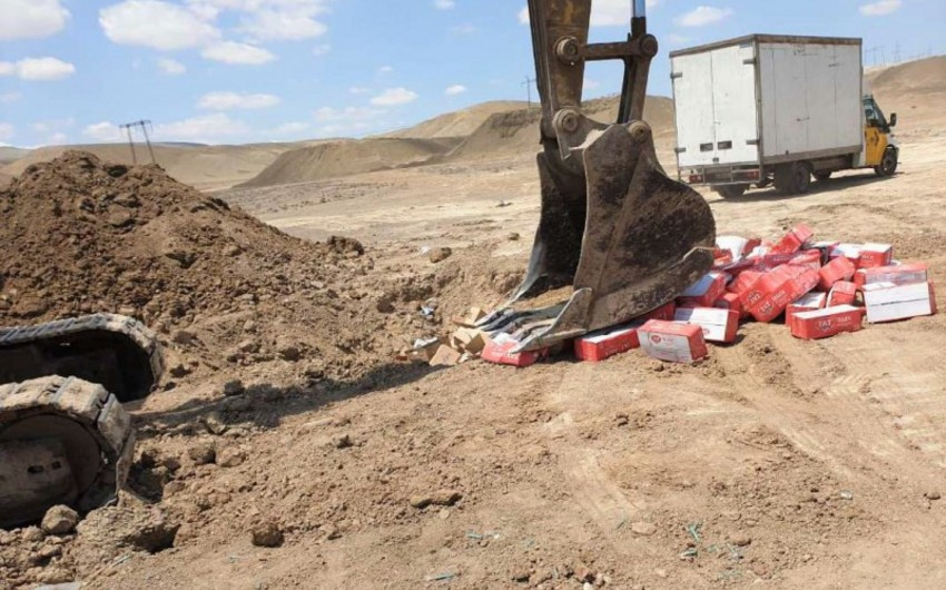 İstehlaka yararsız qida məhsulları məhv edildi
