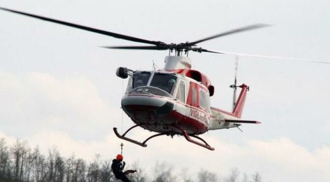 İtaliyada helikopter radarlardan itdi - İçində Türkiyə vətəndaşları var