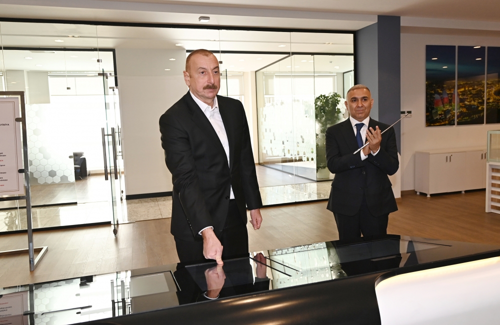 Prezident açılışda iştirak etdi - FOTOLAR