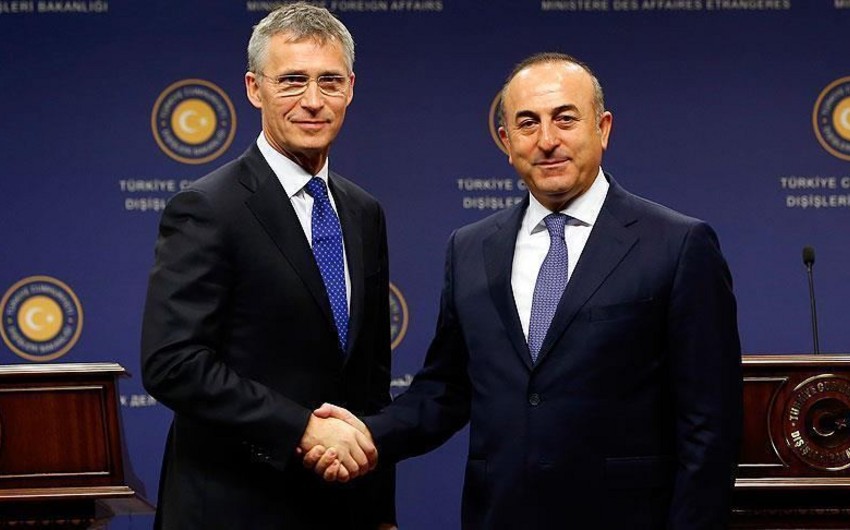 Çavuşoğlu NATO baş katibi ilə danışdı