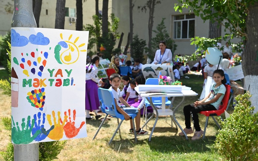 Bu gündən şagirdlər üçün “Yay məktəbi” başladı