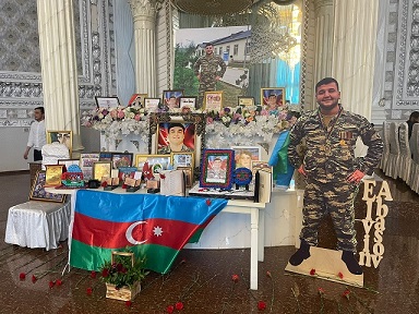 Şəhid Elvin Abbasovun anım mərasimi keçirilib - Fotolar