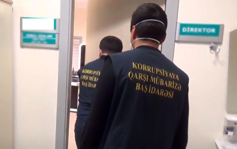 Daha bir qurumda əməliyyat: Yüksək vəzifəli şəxs saxlanıldı - FOTO