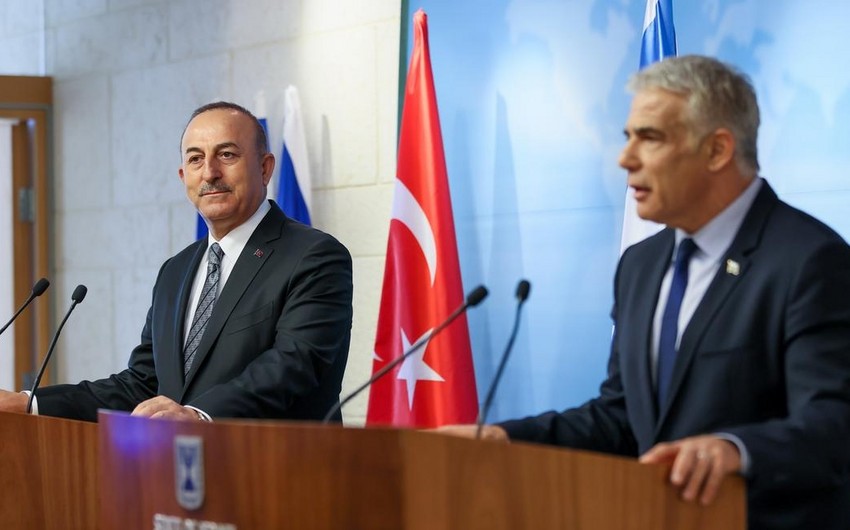 Türkiyə və İsrail XİN başçıları arasında görüş oldu