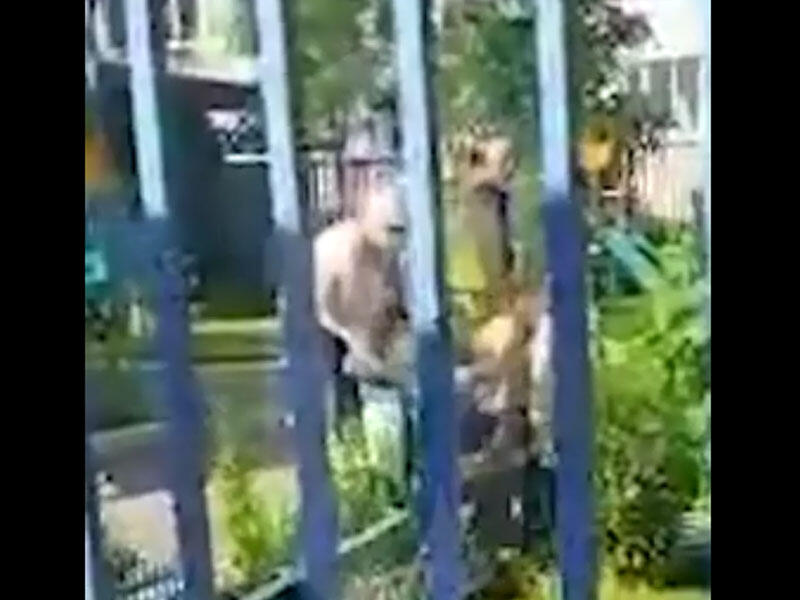 Uşağı vuran bağça müəlliməsi videoya düşdü