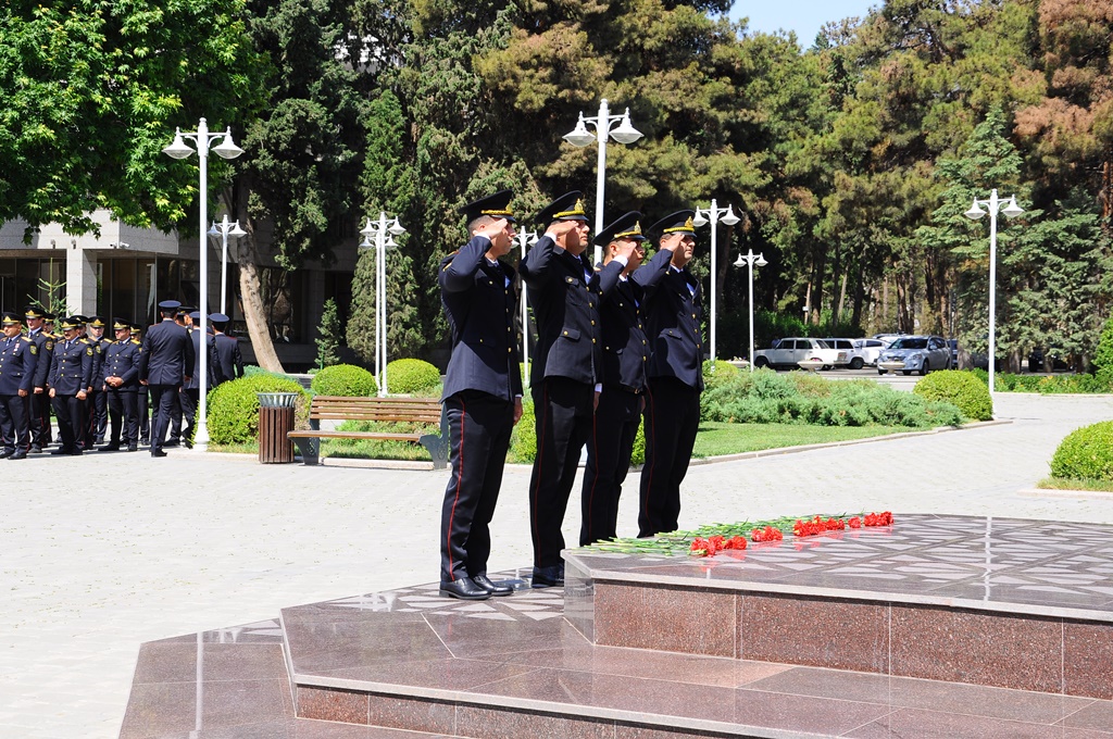 Naftalanda Polis Günü qeyd olunub - FOTOLAR