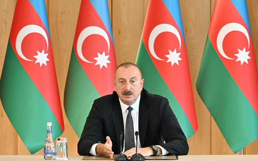Prezident: "Bizim Xəzər dənizi kimi çox nəhəng bir enerji mənbəyimiz var"