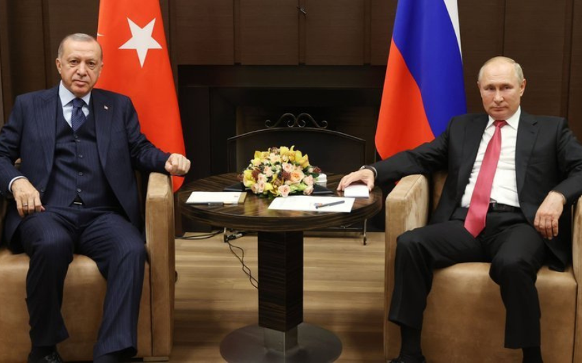 Putin və Ərdoğan arasında ikitərəfli görüş başlayıb