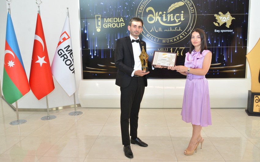XİN-in Mətbuat Xidməti “Əkinçi” fəxri mükafatına layiq görüldü