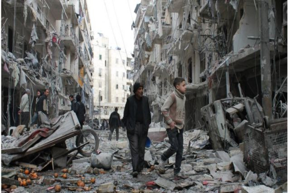Terrorçular Suriyanın Əl-Sukeylabiya şəhərinə raket zərbəsi endirib