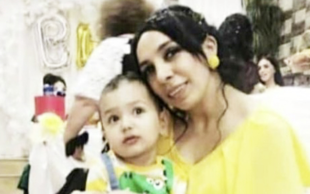 Binadan yıxılaraq ölən ana və övladının - Fotosu