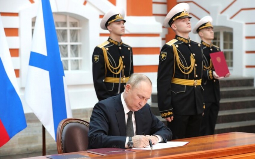 Putin Rusiyanın yeni dəniz doktrinasını təsdiq edib, ABŞ və NATO-nu əsas təhlükə adlandırdı