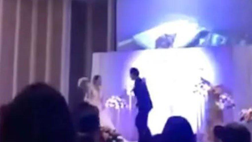 Toyda biabırçılıq: Bəy gəlinin xəyanət videosunu hamıya göstərdi - VİDEO