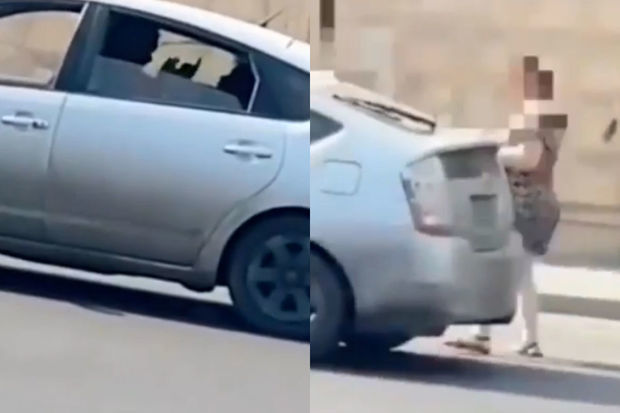 Bakıda qadın sərnişinə zor tətbiq edən “Prius” sürücüsü cəzalandırıldı - VİDEO