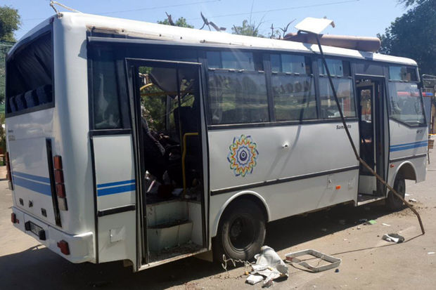 Özbəkistanda avtobus partladı