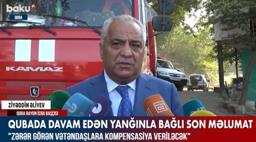İcra başçısı: “Yanğınlardan zərər görənlərə kompensasiya veriləcək” – VİDEO