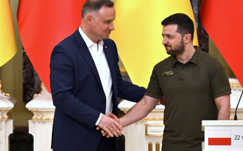 Polşa Prezidenti: "Əminəm ki, Ukrayna bu müharibədən qalib çıxacaq"