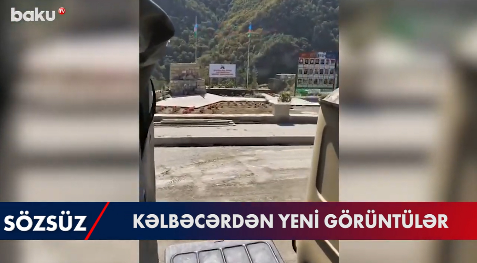 Kəlbəcərdə şəhidlərin xatirəsinə abidə - VİDEO