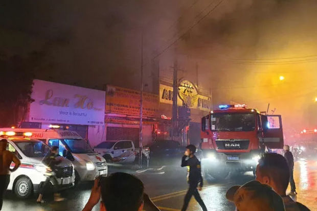 Vyetnamda dəhşətli yanğın: 12 ölü, 40 yaralı