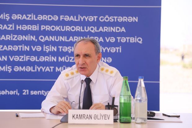 Kamran Əliyev azad olunmuş ərazilərin prokurorlarına tapşırıqlar verdi