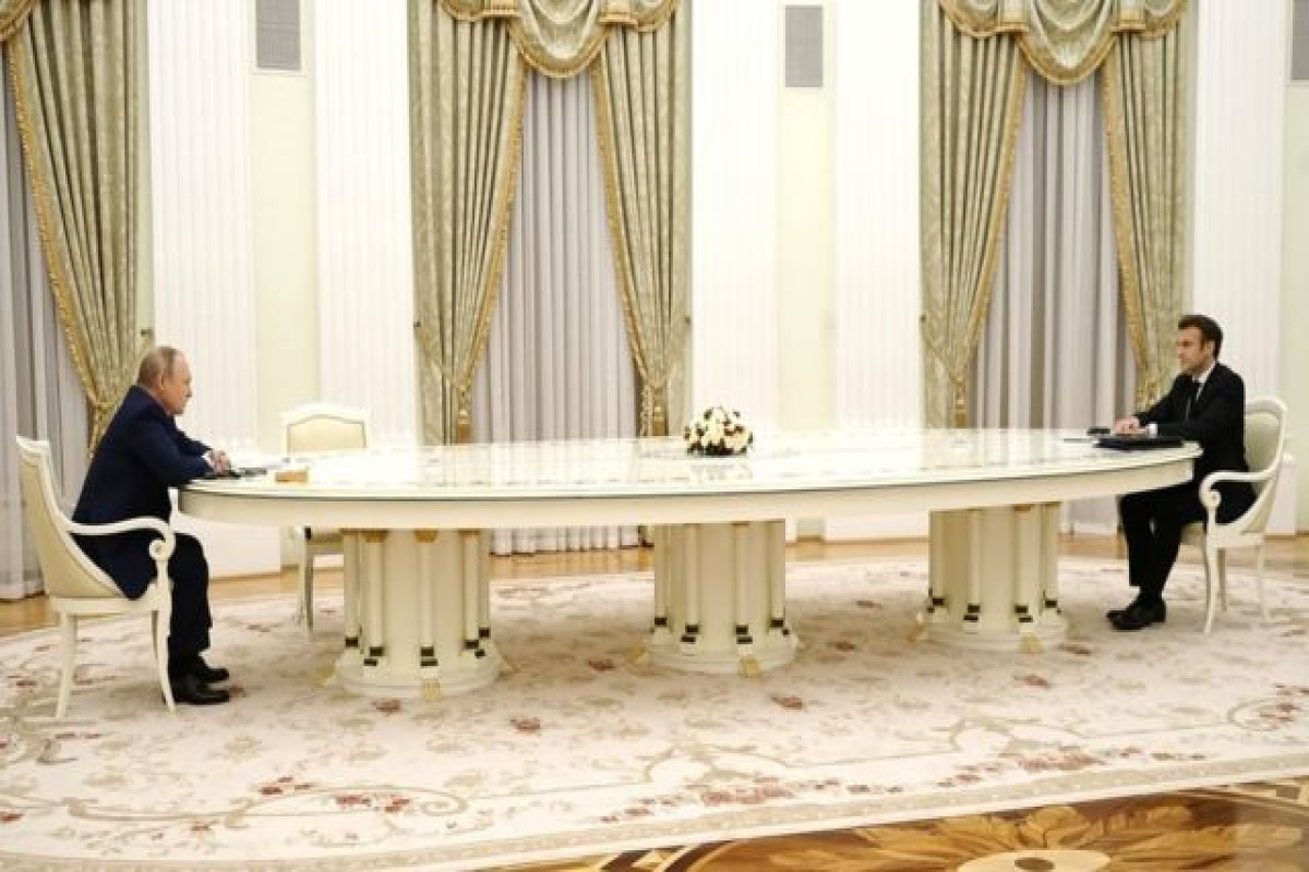 Kreml: Putinin Makronla danışıq planı yoxdur