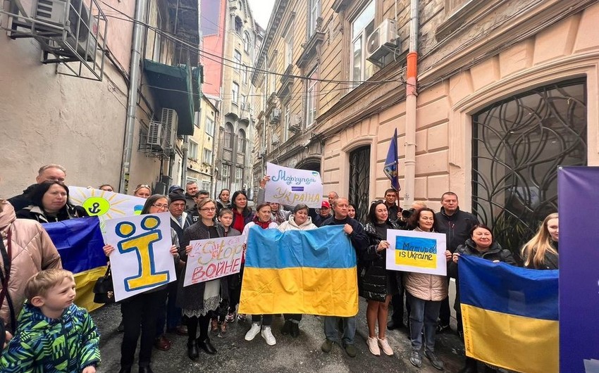 Ukraynada "referendum" əleyhinə aksiyalar keçirilir