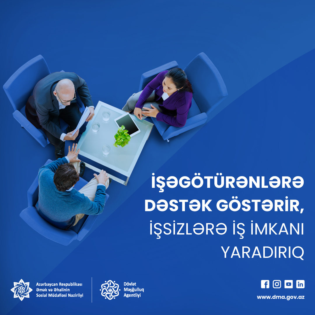 "Məqsəd işaxtaran və ya işsiz şəxslərə qısa müddət ərzində ixtisaslı kadrların hazırlanmasıdır"