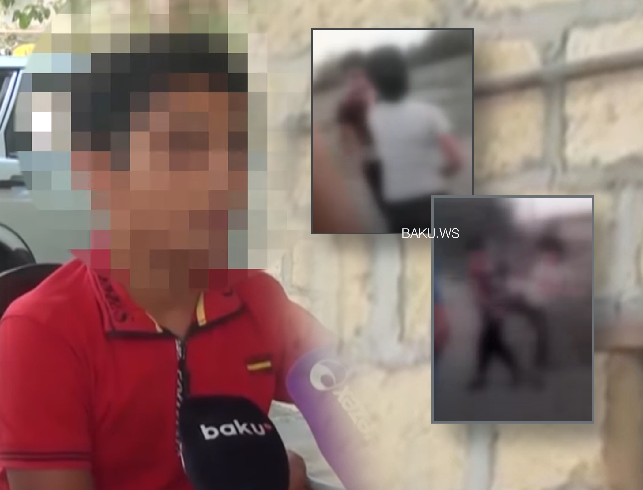 Azərbaycanda 13 yaşlı məktəbli şagirdlər tərəfindən döyüldü - VİDEO