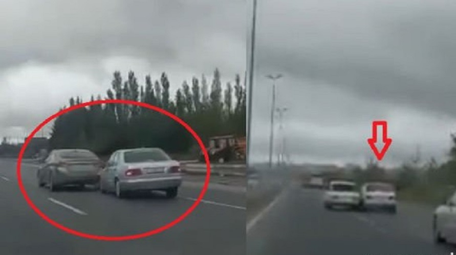 Bakı-Sumqayıt yolunda “yol terroru” - Maşınları vura-vura gedən sürücü kimdir? - VİDEO
